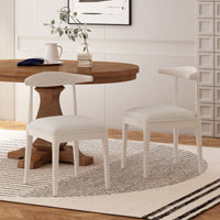 Set Of 2 Elegant Upholstered Dining Chair With Modern Design And Sturdy Frame