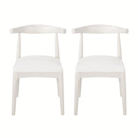 Set Of 2 Elegant Upholstered Dining Chair With Modern Design And Sturdy Frame