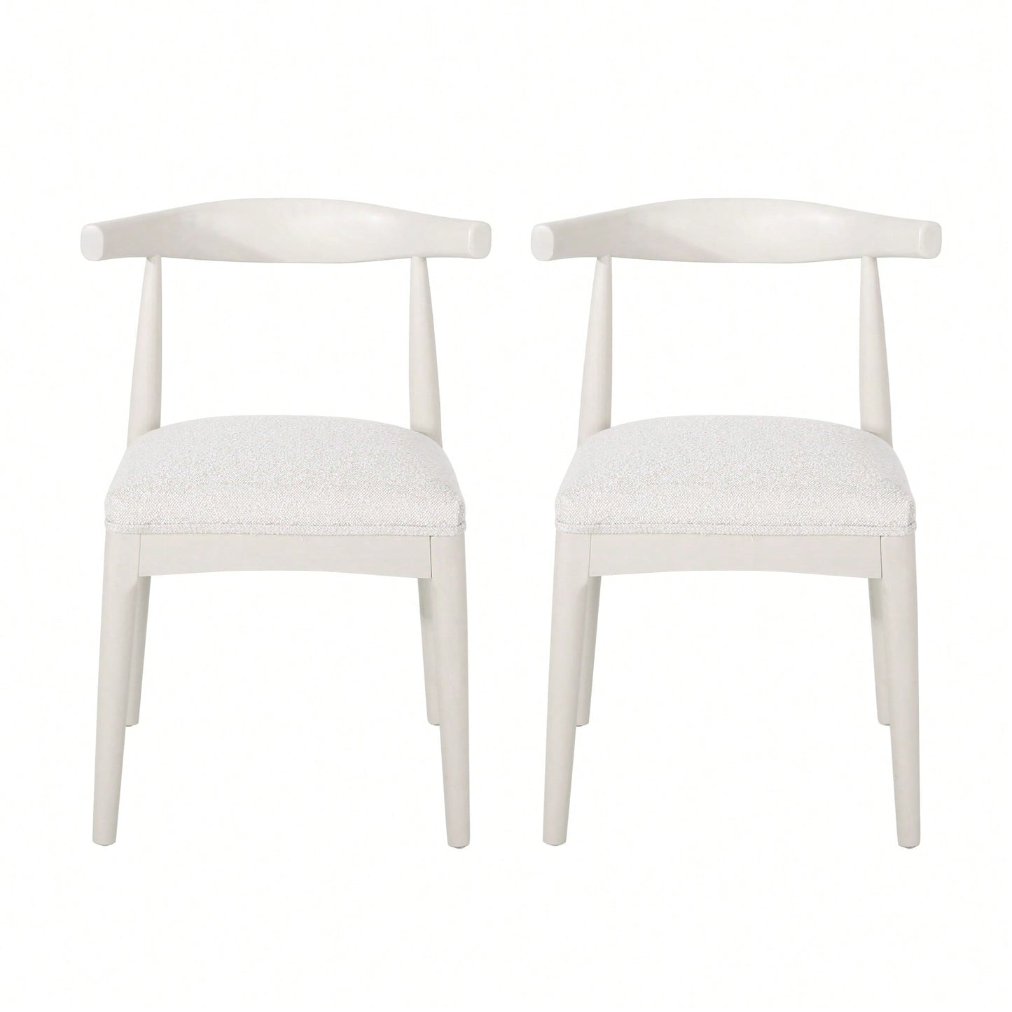 Set Of 2 Elegant Upholstered Dining Chair With Modern Design And Sturdy Frame