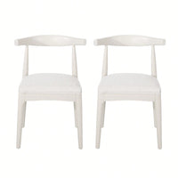 Set Of 2 Elegant Upholstered Dining Chair With Modern Design And Sturdy Frame