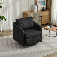 Chenille 31.5 Inch Swivel Accent Chair 360 Degree Lounge Armchair For Living Room Bedroom Nursery Beige