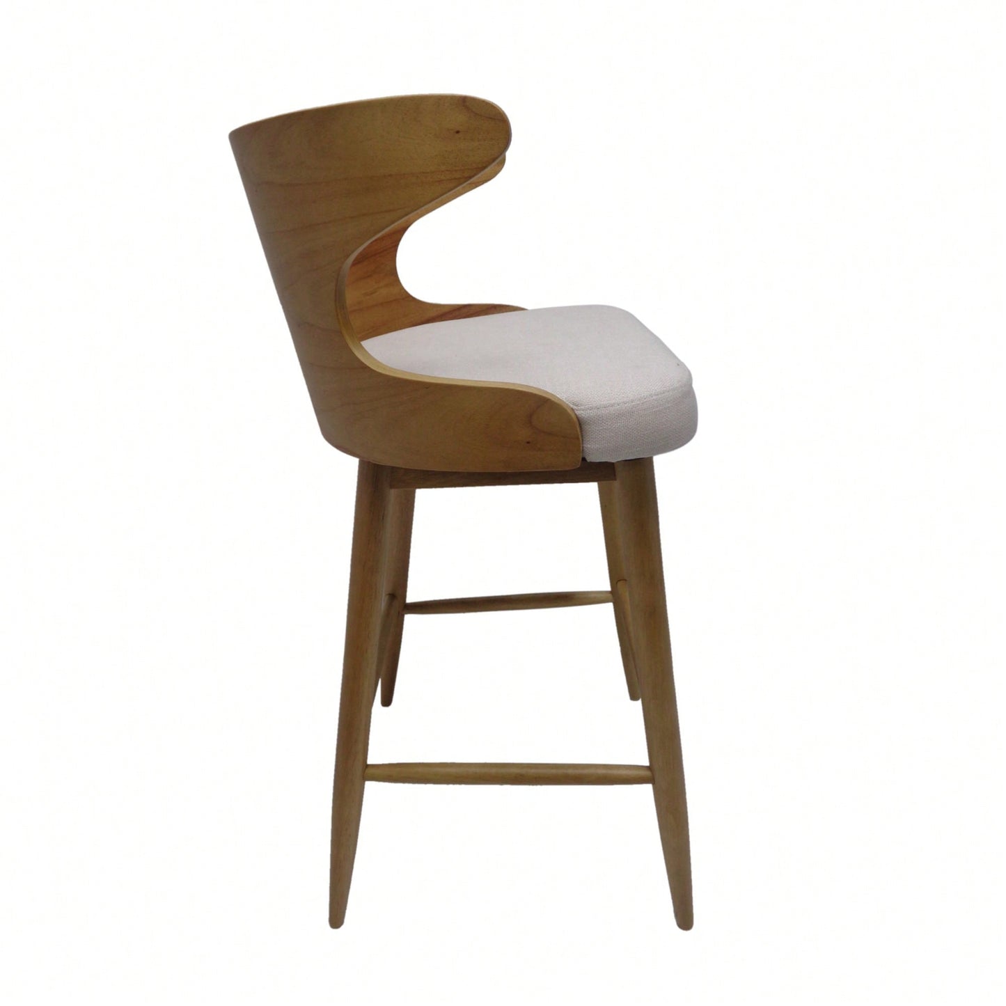 Set Of 2 Stylish Modern Bar Chair For Kitchen Or Home Bar Seating