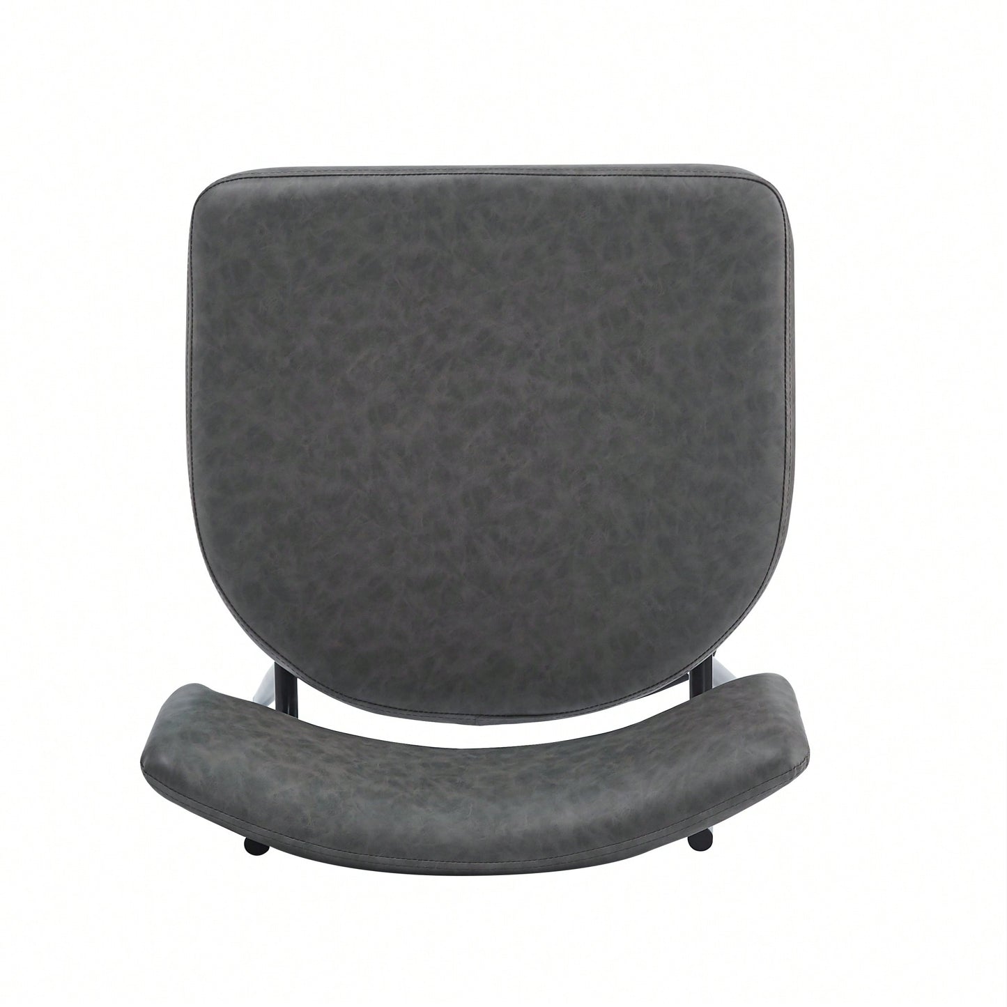 Set Of 2 Retro Swivel Counter Stools In Grey With Iron Frame PU Sponge Cushion And Footrest Ideal For Kitchen Dining Room And Bedroom