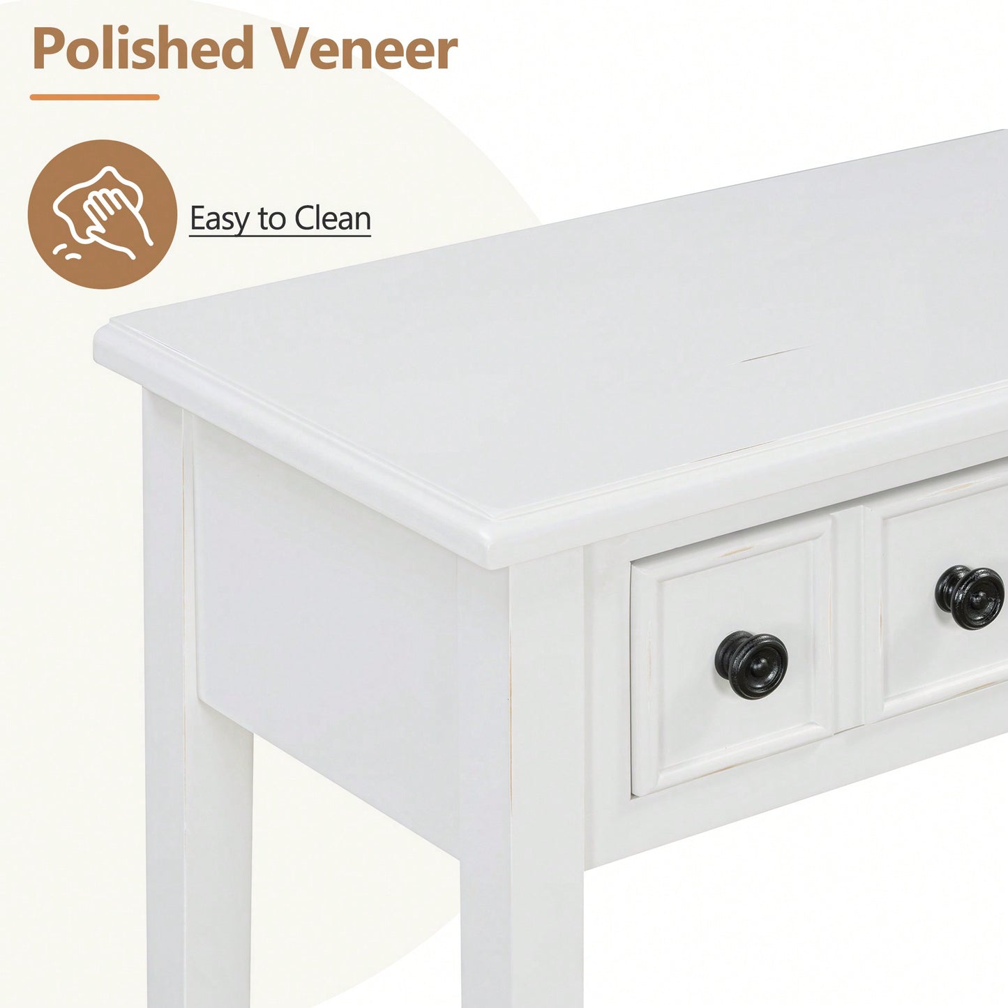 Rustic Teal Console Table With Open Shelf And Rubber Wood Legs For Entryways Living Rooms And Hallways