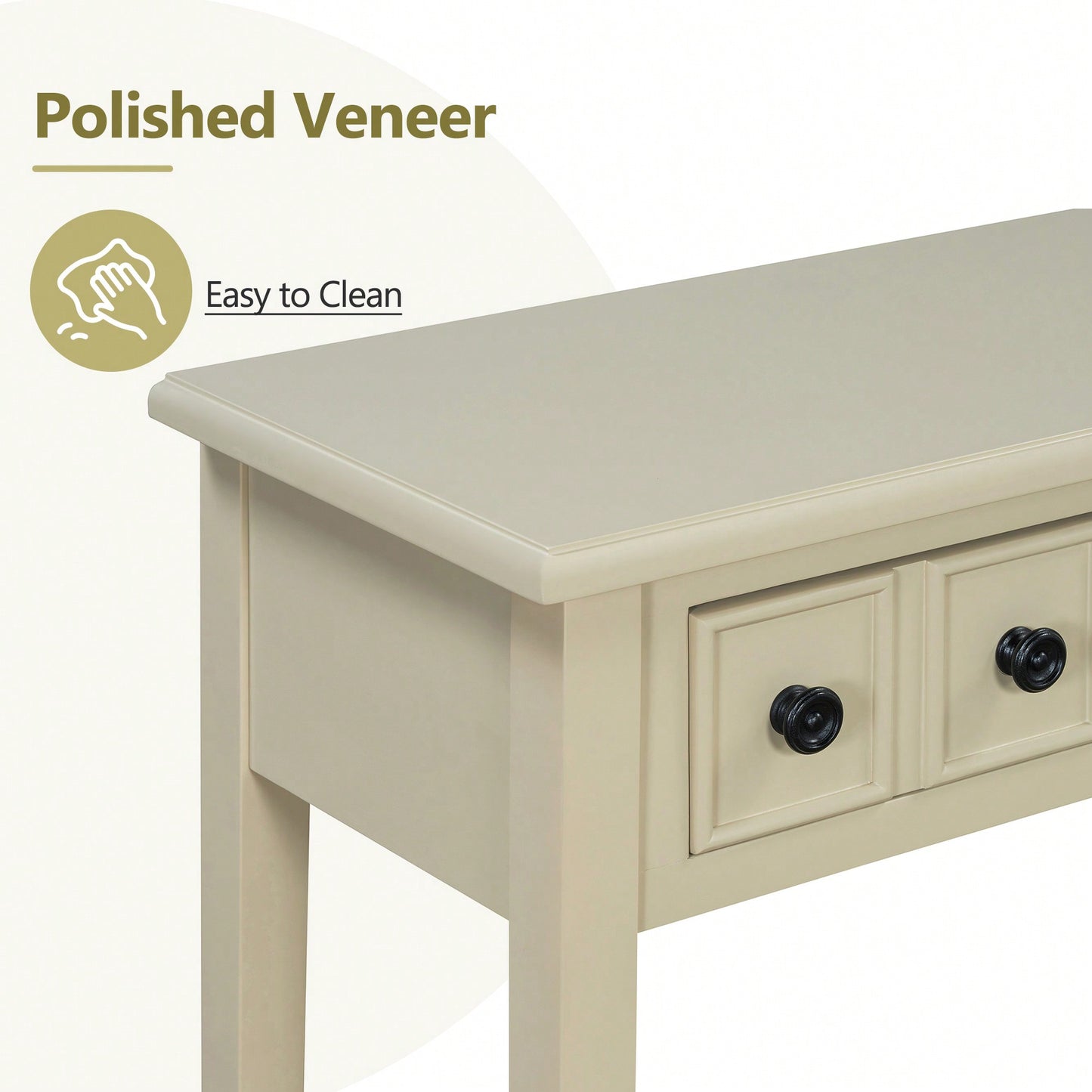 Rustic Teal Console Table With Open Shelf And Rubber Wood Legs For Entryways Living Rooms And Hallways