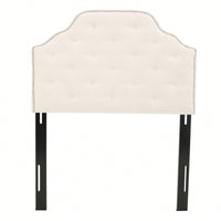Stylish Twin Sized Headboard For Modern Bedrooms With Upholstered Design And Adjustable Height