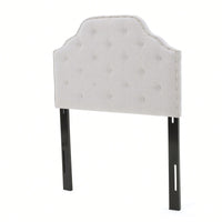 Stylish Twin Sized Headboard For Modern Bedrooms With Upholstered Design And Adjustable Height