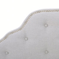 Stylish Twin Sized Headboard For Modern Bedrooms With Upholstered Design And Adjustable Height