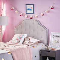 Stylish Twin Sized Headboard For Modern Bedrooms With Upholstered Design And Adjustable Height