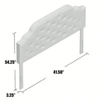 Stylish Twin Sized Headboard For Modern Bedrooms With Upholstered Design And Adjustable Height