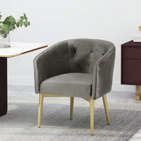 Elegant Upholstered Dining Arm Chair With Stylish Design And Comfortable Seating