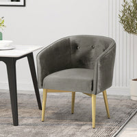 Elegant Upholstered Dining Arm Chair With Stylish Design And Comfortable Seating