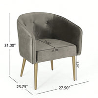 Elegant Upholstered Dining Arm Chair With Stylish Design And Comfortable Seating
