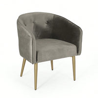 Elegant Upholstered Dining Arm Chair With Stylish Design And Comfortable Seating