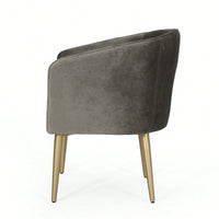 Elegant Upholstered Dining Arm Chair With Stylish Design And Comfortable Seating