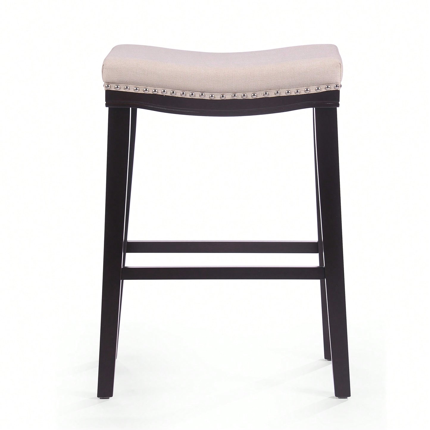 Set Of 2 Adjustable Height Modern Counter Stool With Comfortable Cushion And Stylish Design
