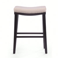 Set Of 2 Adjustable Height Modern Counter Stool With Comfortable Cushion And Stylish Design