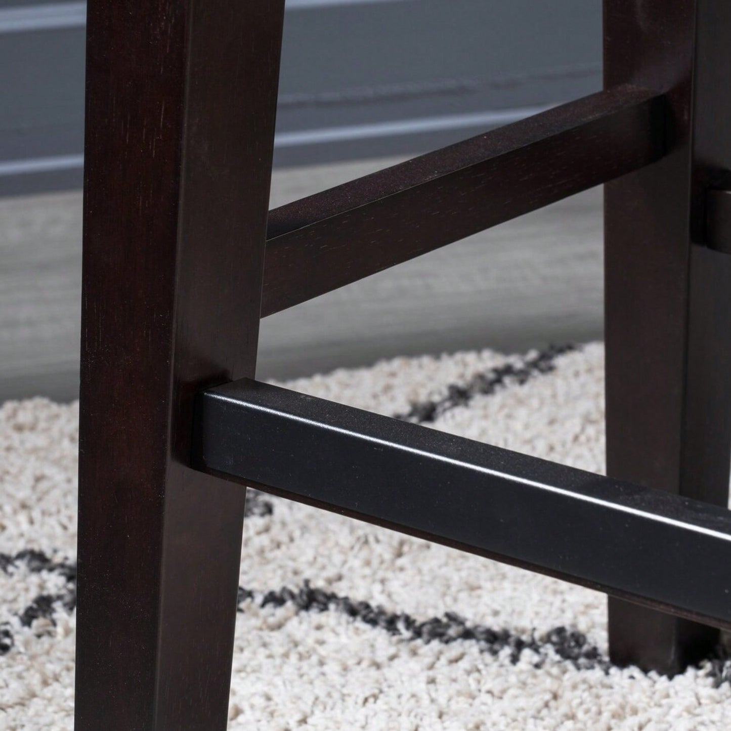 Set Of 2 Adjustable Height Modern Counter Stool With Comfortable Cushion And Stylish Design