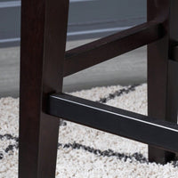 Set Of 2 Adjustable Height Modern Counter Stool With Comfortable Cushion And Stylish Design