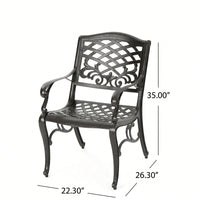 Set Of 2 Modern Arm Chairs For Living Room And Dining Room Comfort