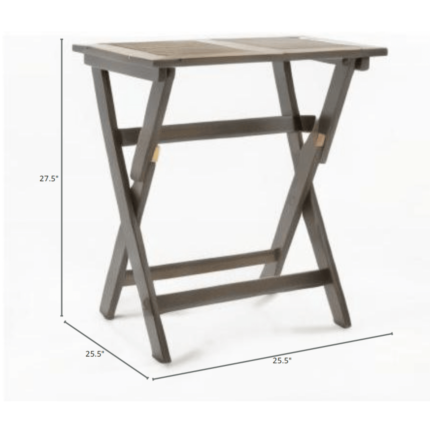 Compact Foldable Bistro Table For Outdoor And Indoor Use