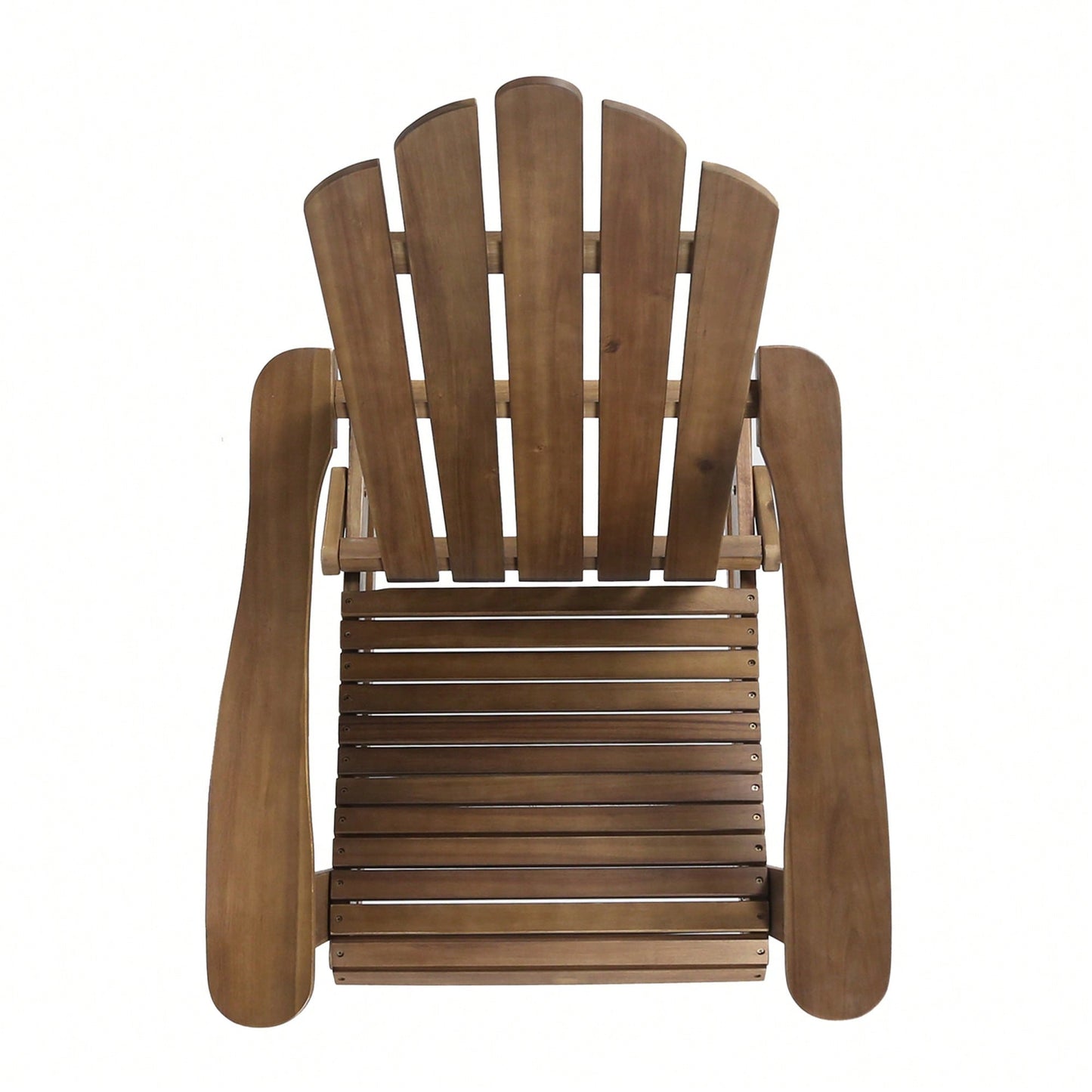 Classic Adirondack Style Rocking Chair For Outdoor Relaxation And Comfort