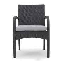 Elegant Wicker Dining Chairs Set Of 2 For Stylish Outdoor And Indoor Seating
