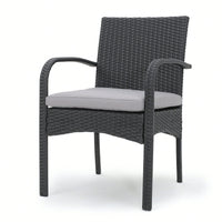 Elegant Wicker Dining Chairs Set Of 2 For Stylish Outdoor And Indoor Seating