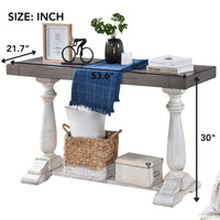 30 Inch Height Pedestal Table Leg Farmhouse Retro Design For Living Room Sofa Table