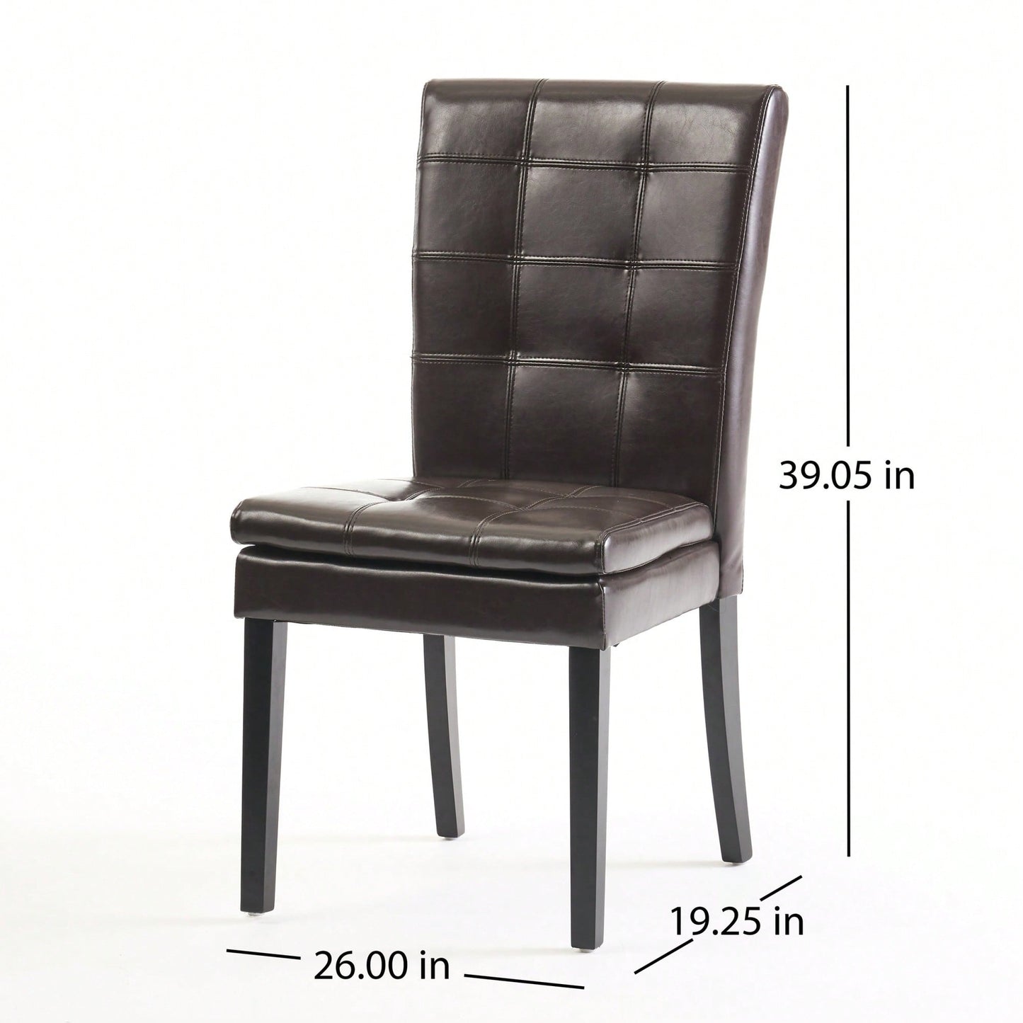 Set Of 2 Modern Dining Chairs For Stylish Home Decor