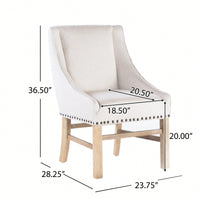 Elegant Upholstered Dining Chair With Modern Design And Comfortable Seating