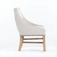 Elegant Upholstered Dining Chair With Modern Design And Comfortable Seating