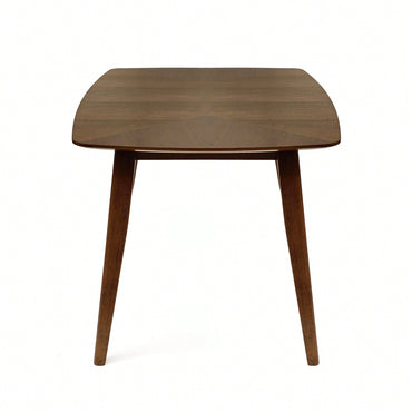 Elegant Walnut Wood Dining Table For Modern Home Decor