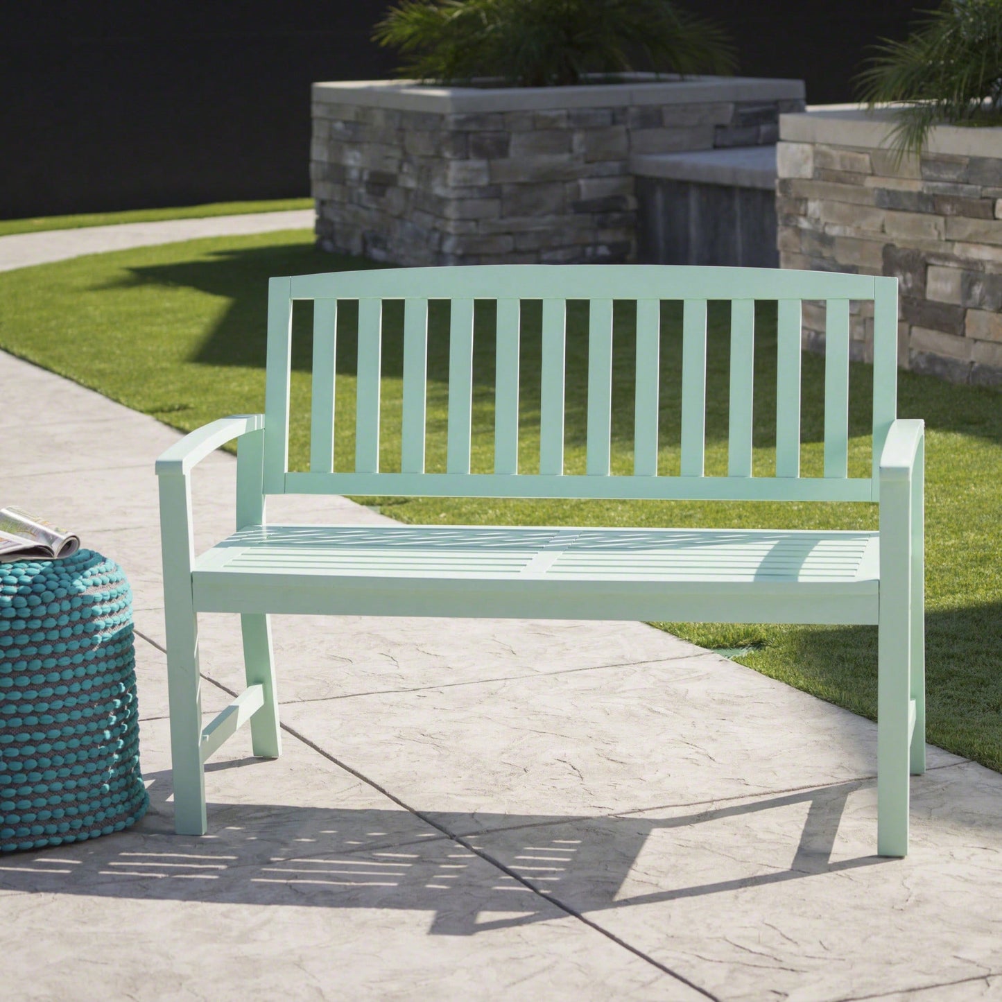 Stylish And Durable Outdoor Bench For Gardens Patios And Balconies