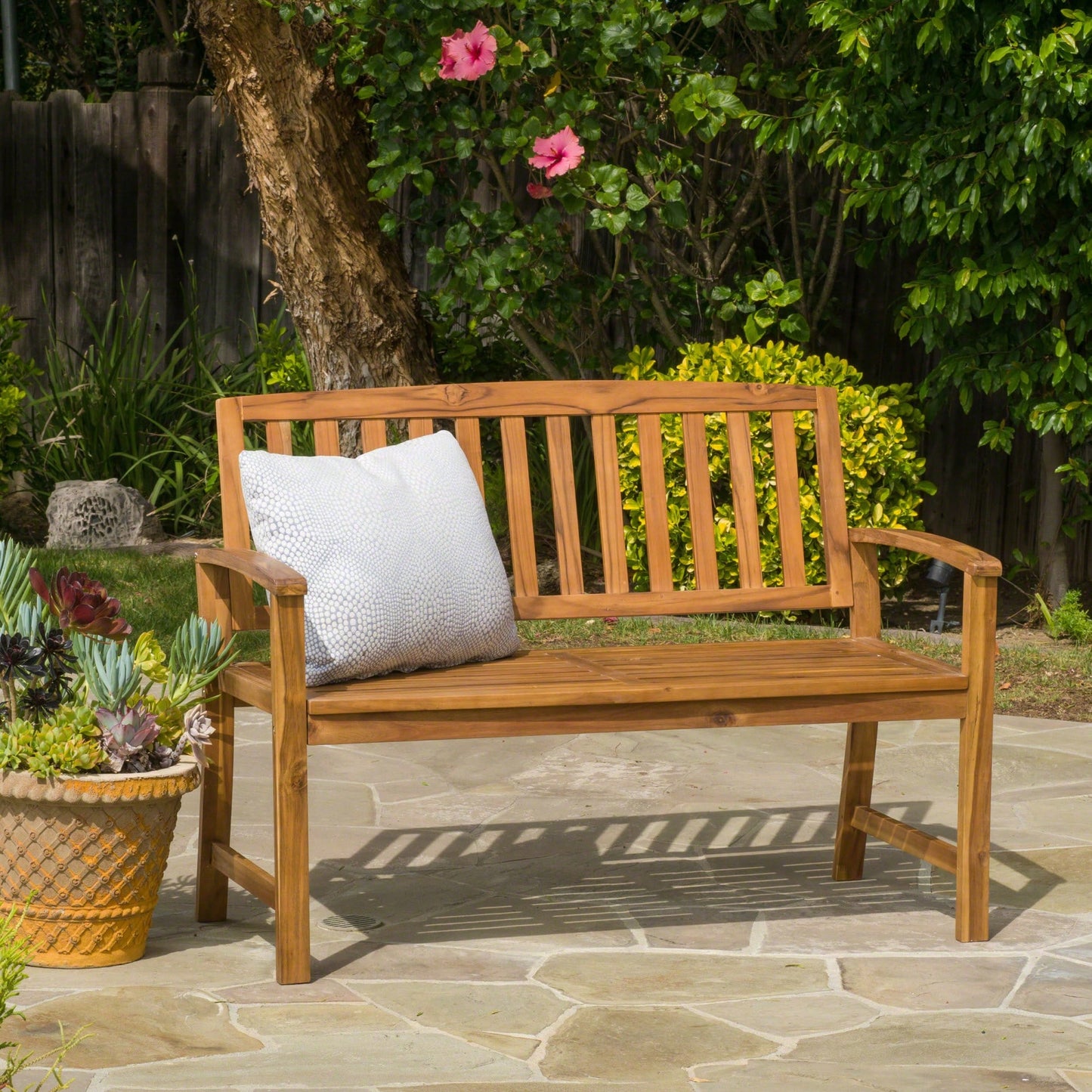 Stylish And Durable Outdoor Bench For Gardens Patios And Balconies