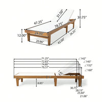 Mesh Outdoor Chaise Lounge For Relaxation And Comfort White