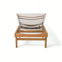 Mesh Outdoor Chaise Lounge For Relaxation And Comfort White