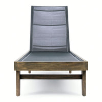 Mesh Outdoor Chaise Lounge For Relaxation And Comfort White