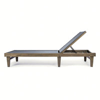 Mesh Outdoor Chaise Lounge For Relaxation And Comfort White