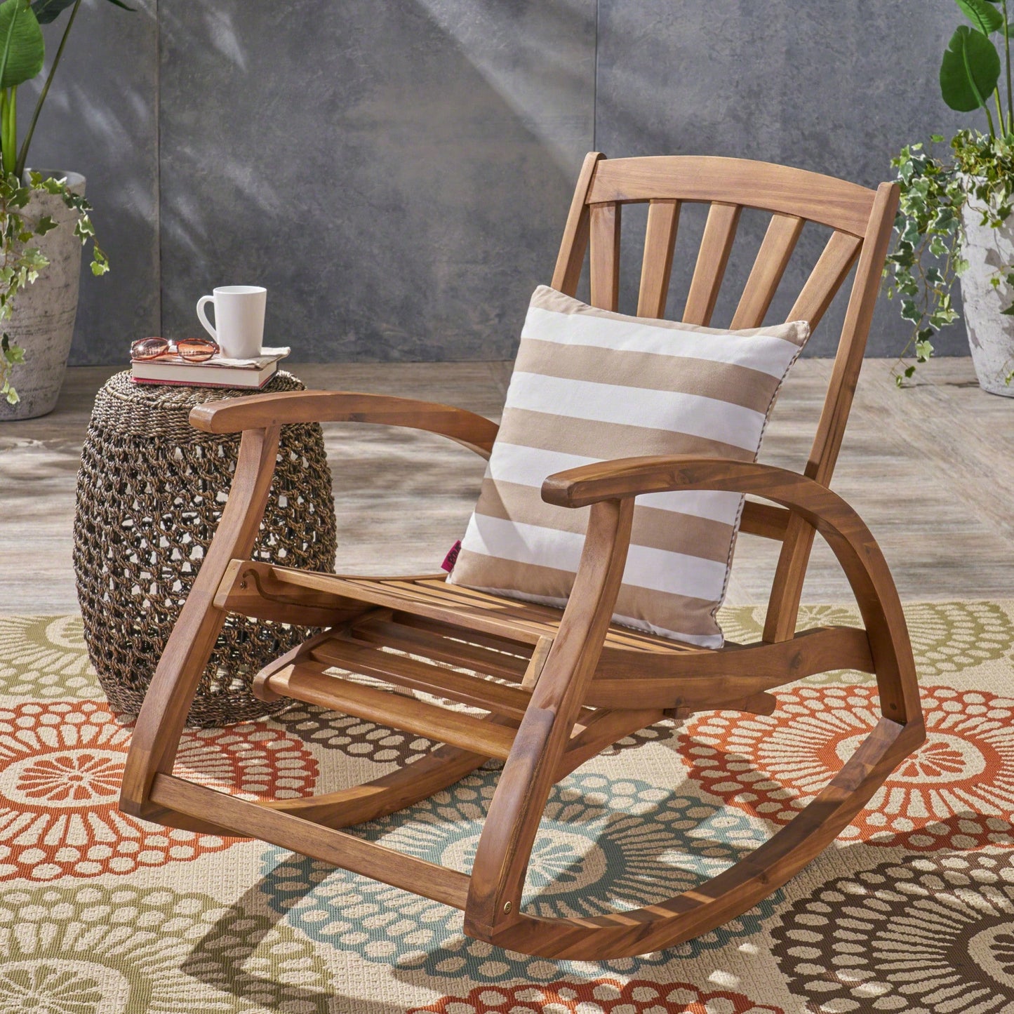 Comfortable Reclining Rocking Chair For Relaxation And Serenity