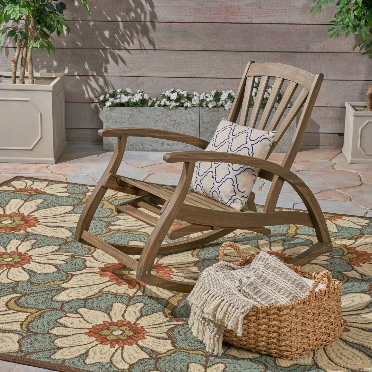 Comfortable Reclining Rocking Chair For Relaxation And Serenity