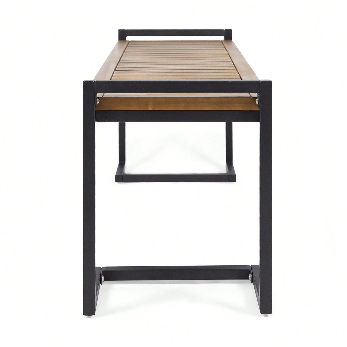 Industrial Wood And Metal Workbench For Heavy-Duty Use And Versatile Workspace Solutions