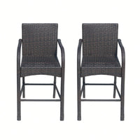Set Of 2 Stylish Modern Barstool Chair For Dining And Kitchen Spaces