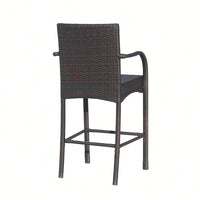 Set Of 2 Stylish Modern Barstool Chair For Dining And Kitchen Spaces