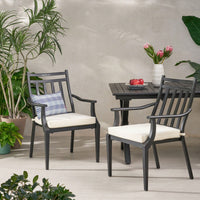 Set Of 2 Elegant Upholstered Dining Chair With Stylish Design And Comfortable Seating