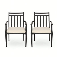 Set Of 2 Elegant Upholstered Dining Chair With Stylish Design And Comfortable Seating