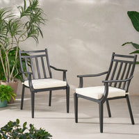 Set Of 2 Elegant Upholstered Dining Chair With Stylish Design And Comfortable Seating