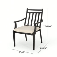 Set Of 2 Elegant Upholstered Dining Chair With Stylish Design And Comfortable Seating