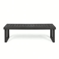 Stylish Dark Grey Bench For Modern Home Decor And Versatile Seating Solutions