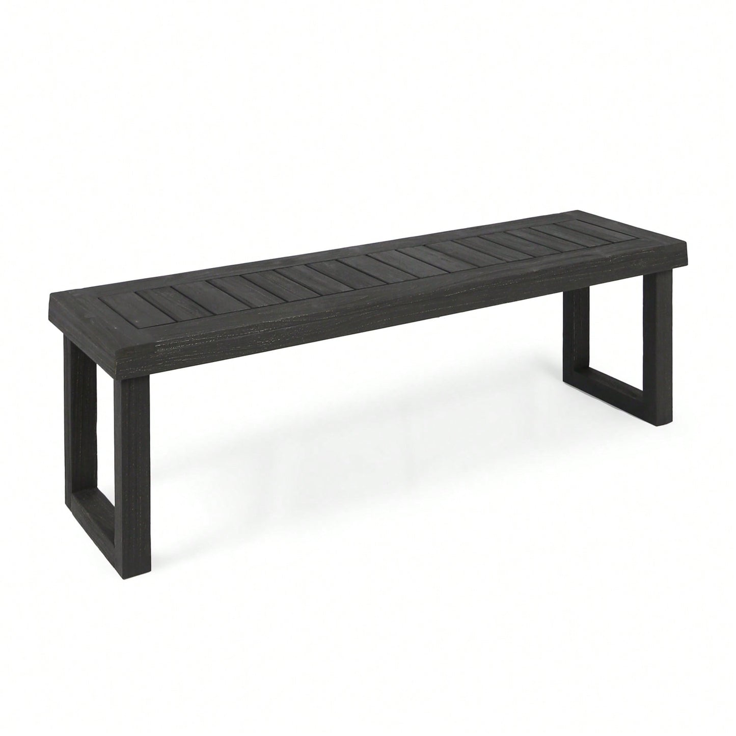 Stylish Dark Grey Bench For Modern Home Decor And Versatile Seating Solutions